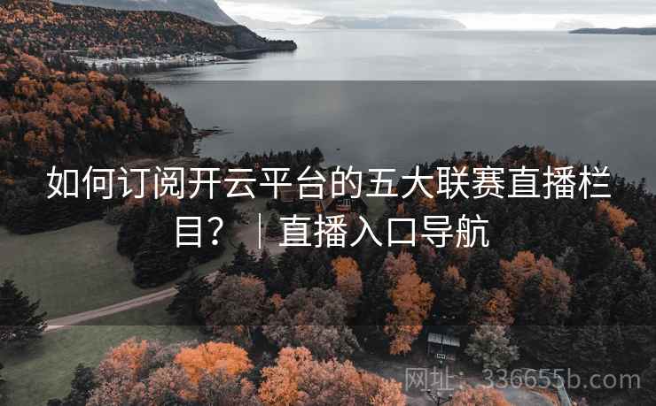 如何订阅开云平台的五大联赛直播栏目？｜直播入口导航