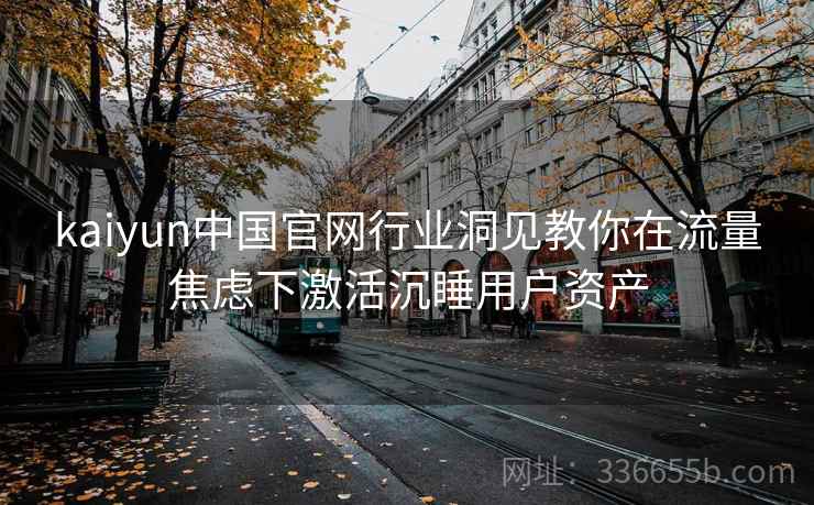 kaiyun中国官网行业洞见教你在流量焦虑下激活沉睡用户资产